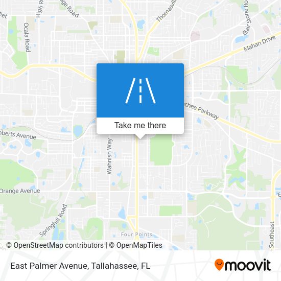 Mapa de East Palmer Avenue