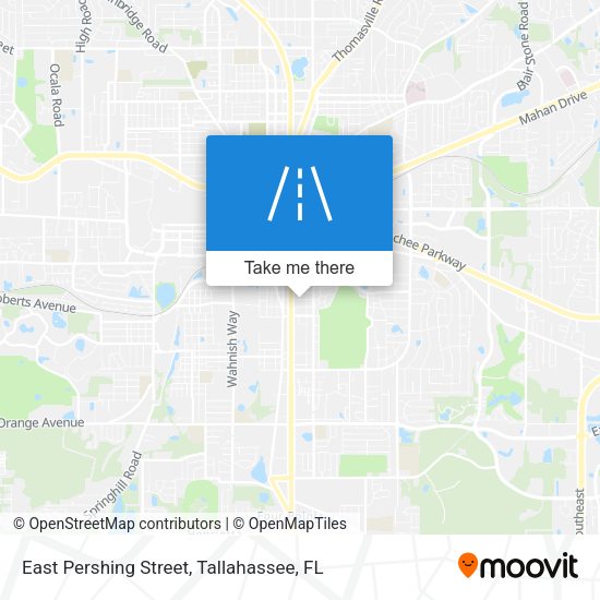 Mapa de East Pershing Street