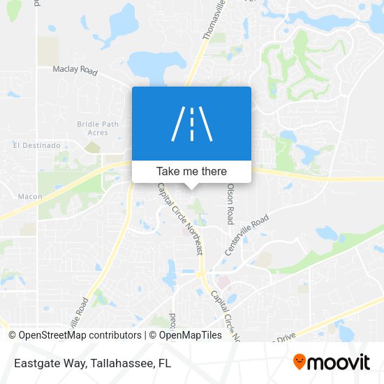Mapa de Eastgate Way