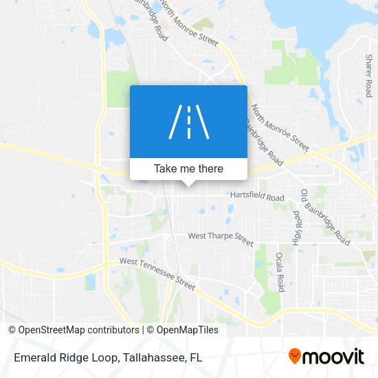 Emerald Ridge Loop map