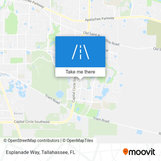 Mapa de Esplanade Way