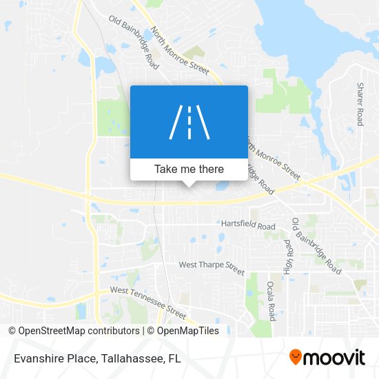 Mapa de Evanshire Place