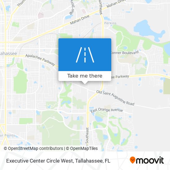 Mapa de Executive Center Circle West