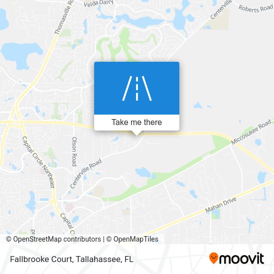 Mapa de Fallbrooke Court