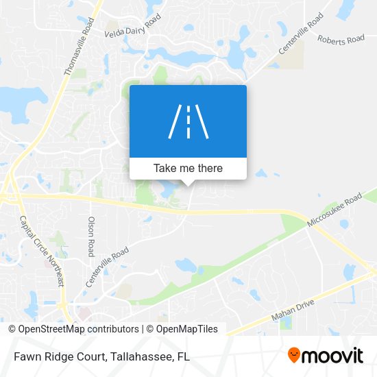 Fawn Ridge Court map