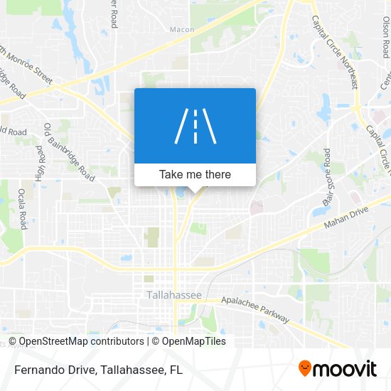Fernando Drive map