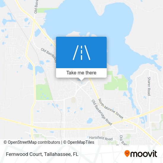 Fernwood Court map