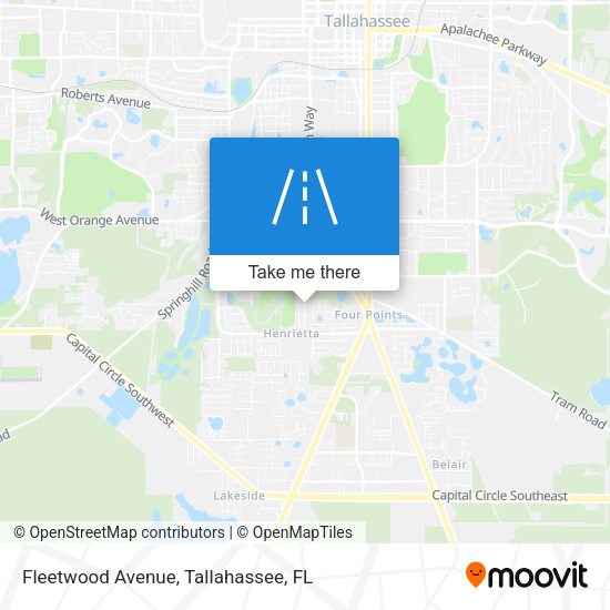 Fleetwood Avenue map