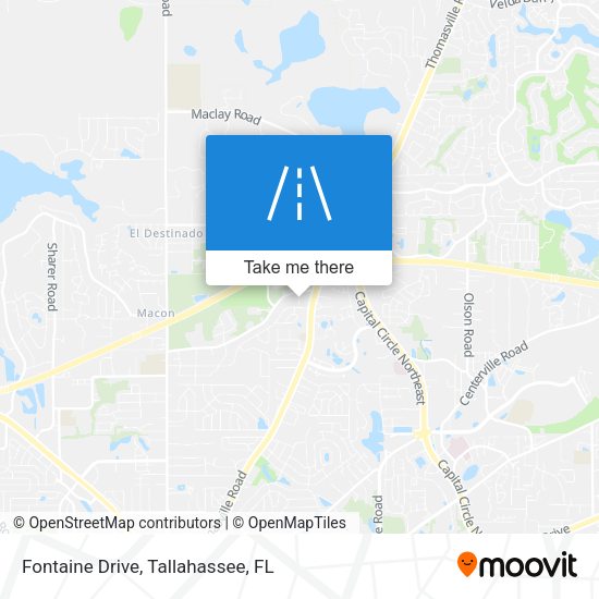 Fontaine Drive map