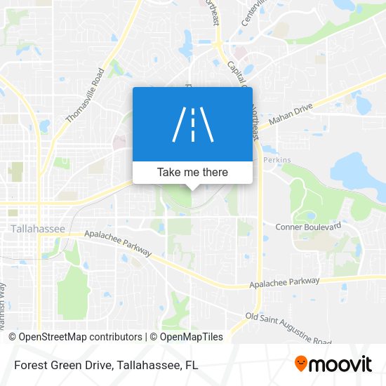 Mapa de Forest Green Drive