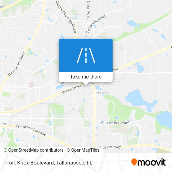 Mapa de Fort Knox Boulevard