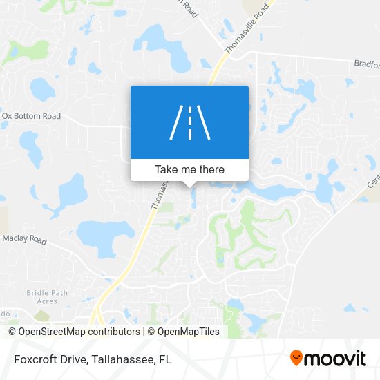 Mapa de Foxcroft Drive