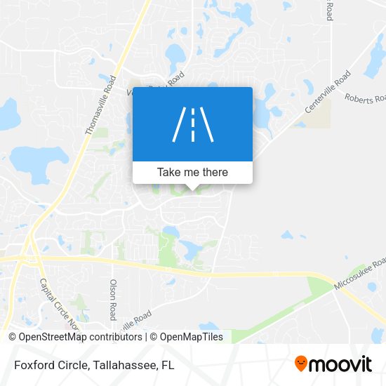 Foxford Circle map