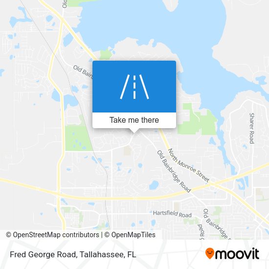 Mapa de Fred George Road