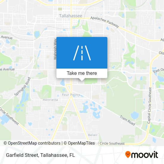 Garfield Street map