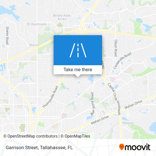 Mapa de Garrison Street