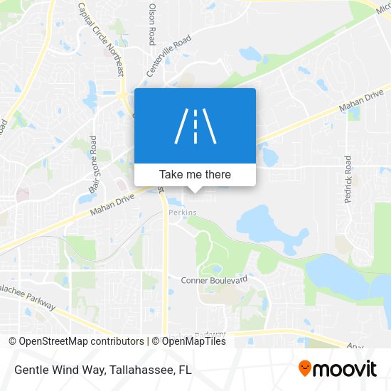 Mapa de Gentle Wind Way