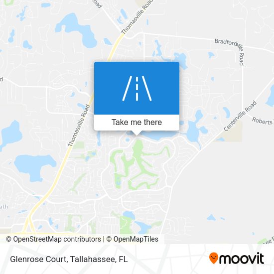 Glenrose Court map