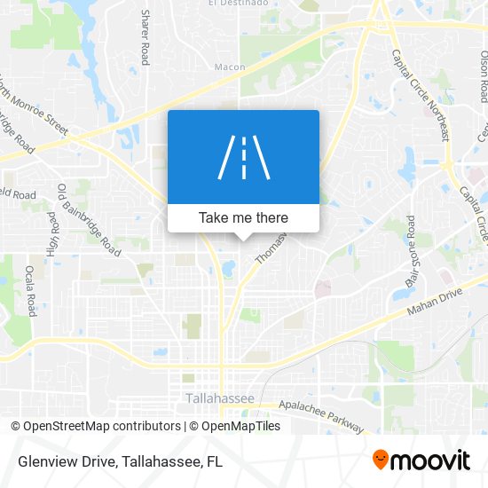 Glenview Drive map