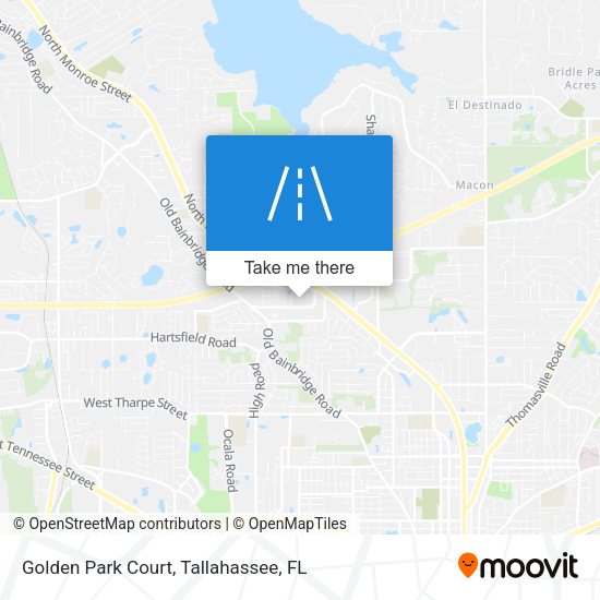Golden Park Court map