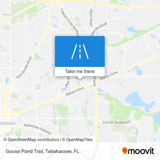 Mapa de Goose Pond Trail