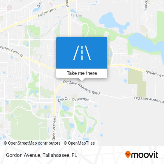 Mapa de Gordon Avenue