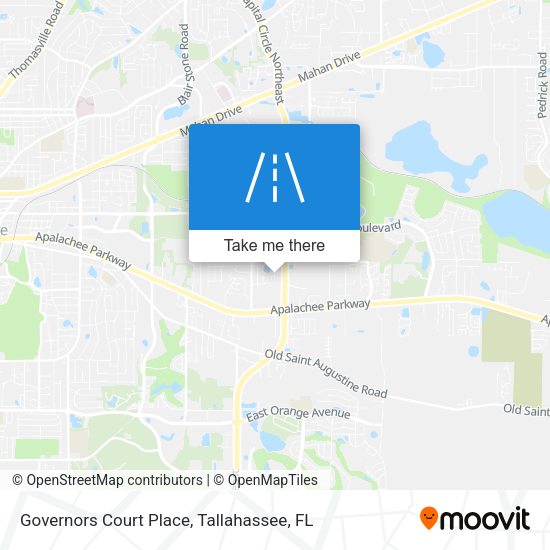 Governors Court Place map