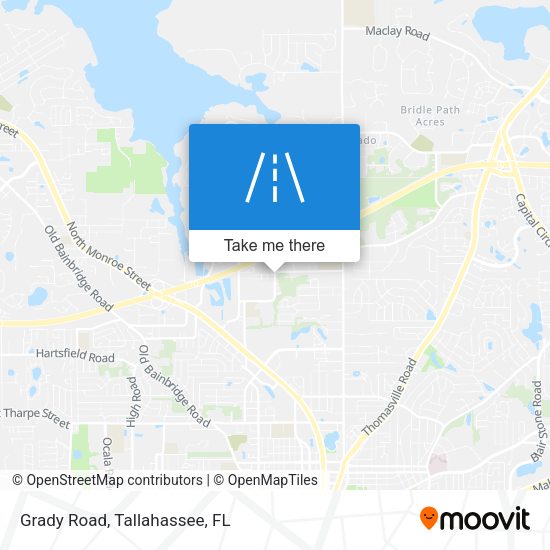 Grady Road map