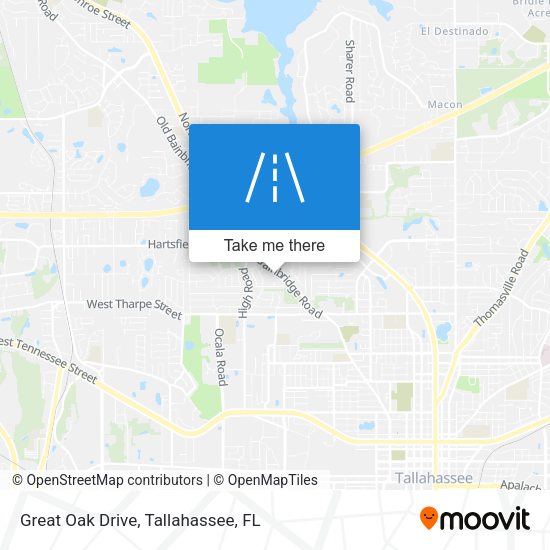 Great Oak Drive map