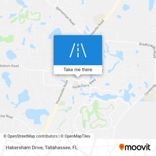 Habersham Drive map