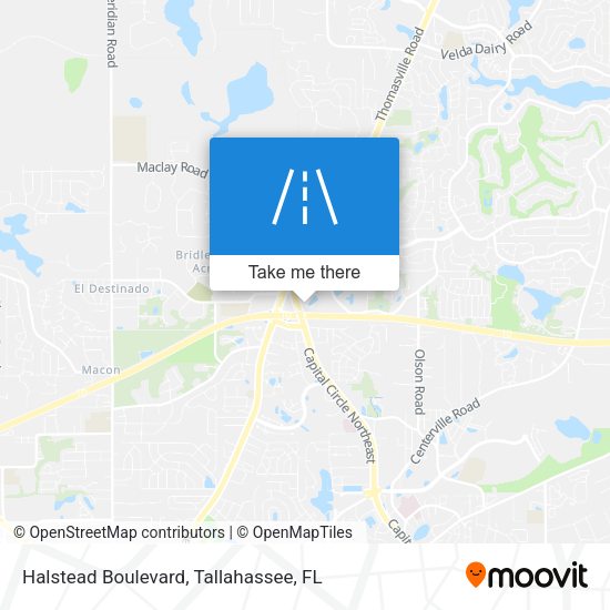 Halstead Boulevard map