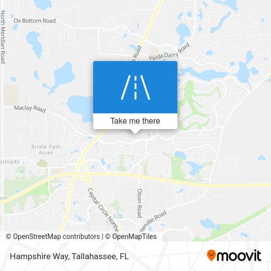 Hampshire Way map