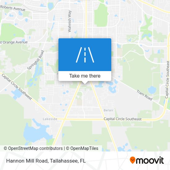 Hannon Mill Road map