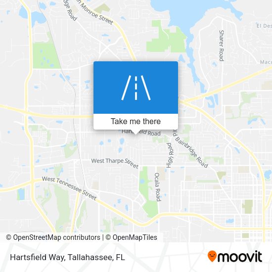 Hartsfield Way map