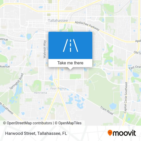 Mapa de Harwood Street
