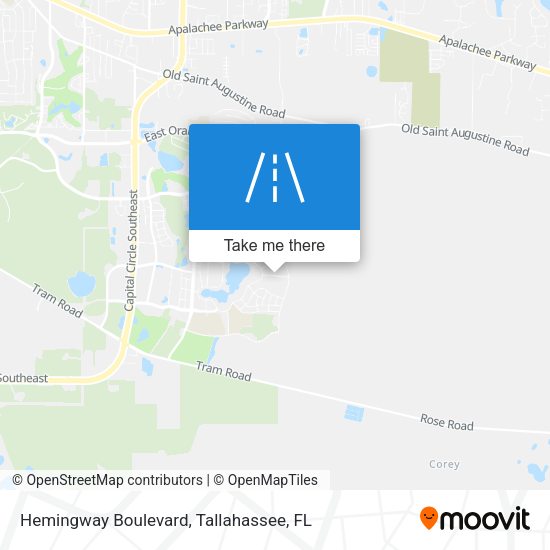 Hemingway Boulevard map