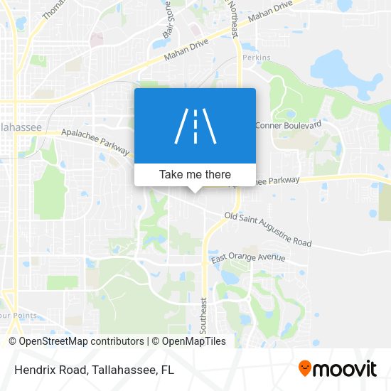 Mapa de Hendrix Road