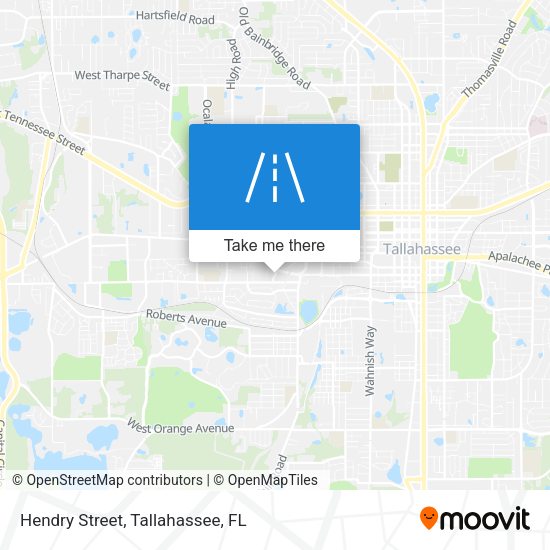 Mapa de Hendry Street