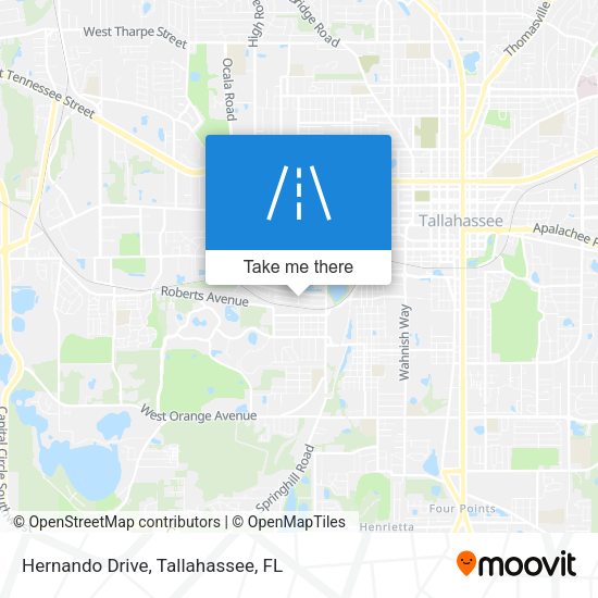Mapa de Hernando Drive
