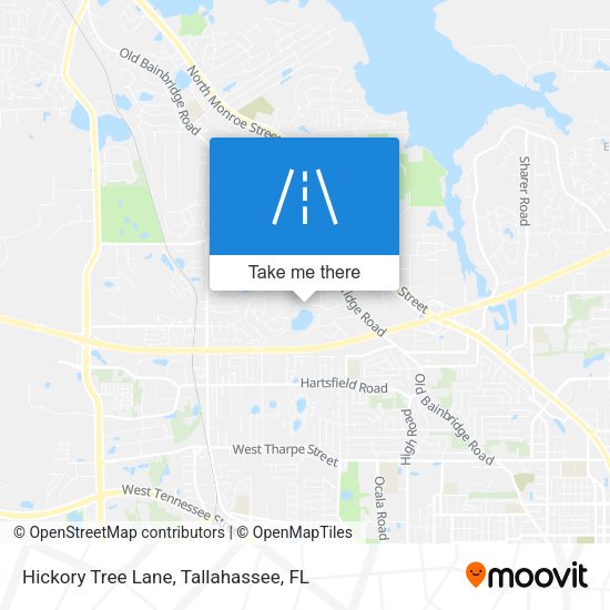 Hickory Tree Lane map