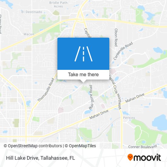 Mapa de Hill Lake Drive