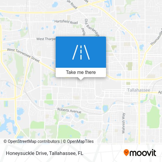 Mapa de Honeysuckle Drive