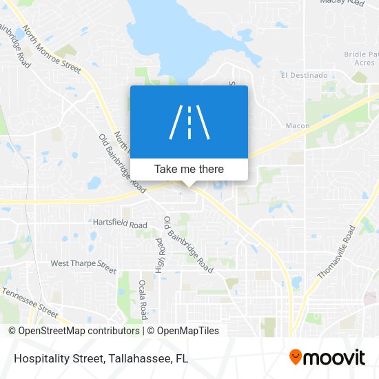 Mapa de Hospitality Street