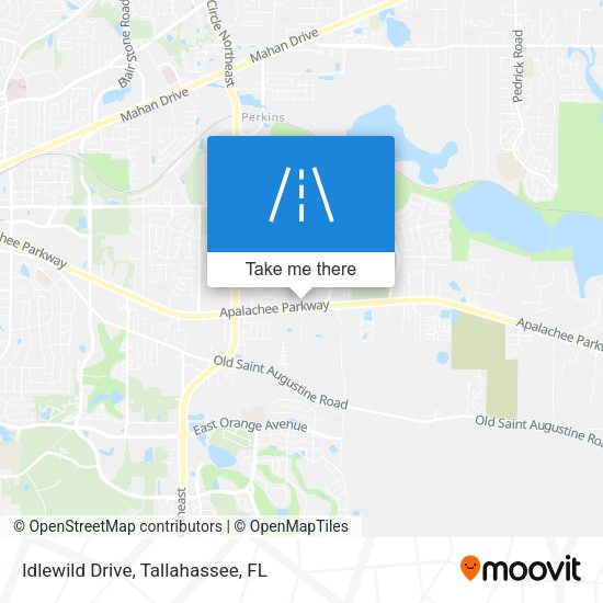 Idlewild Drive map