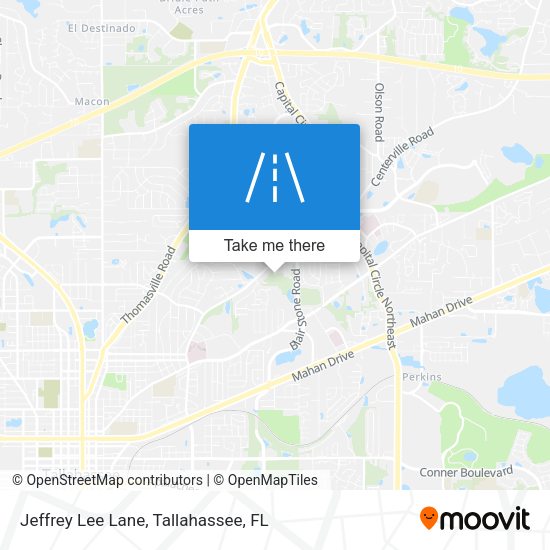 Mapa de Jeffrey Lee Lane
