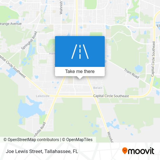 Mapa de Joe Lewis Street