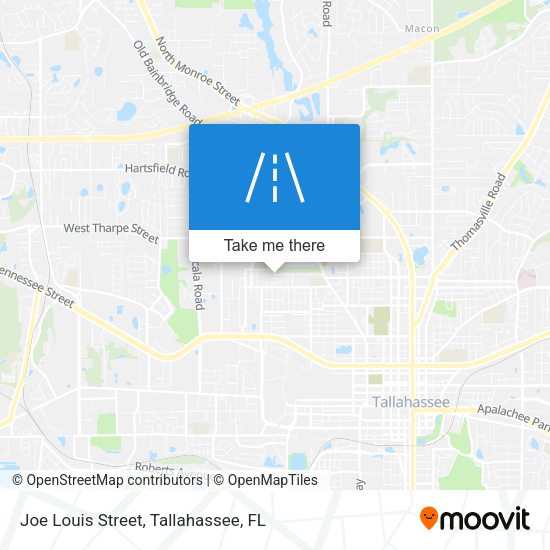 Joe Louis Street map
