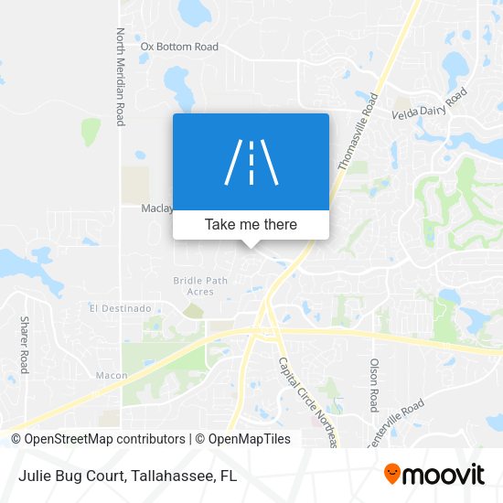 Julie Bug Court map