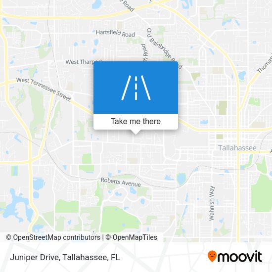 Juniper Drive map