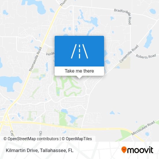 Kilmartin Drive map